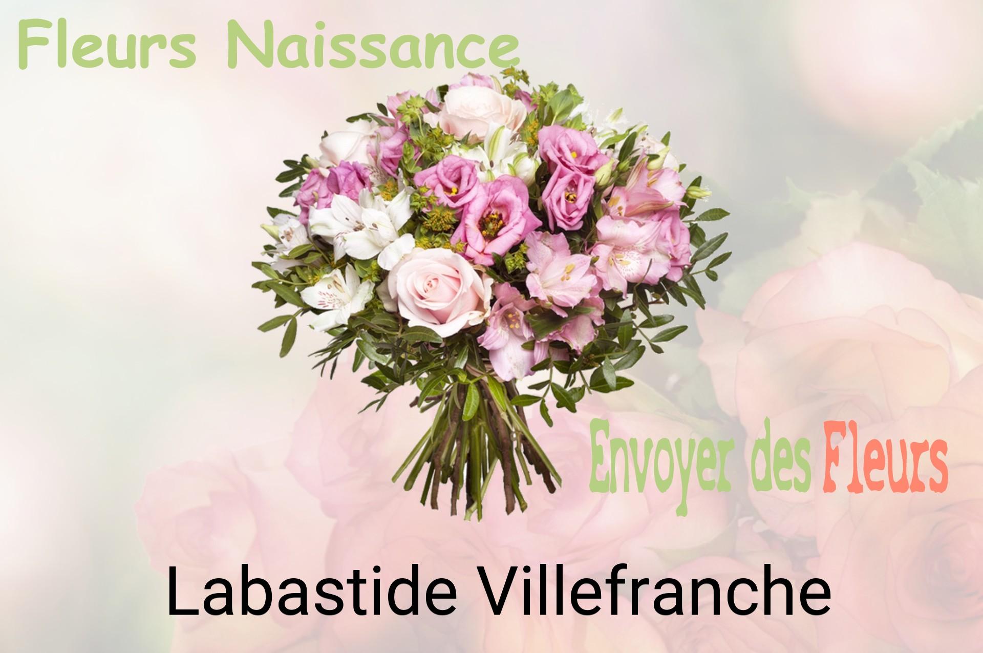 Bouquet de fleurs de naissance livré à Labastide-Villefranche