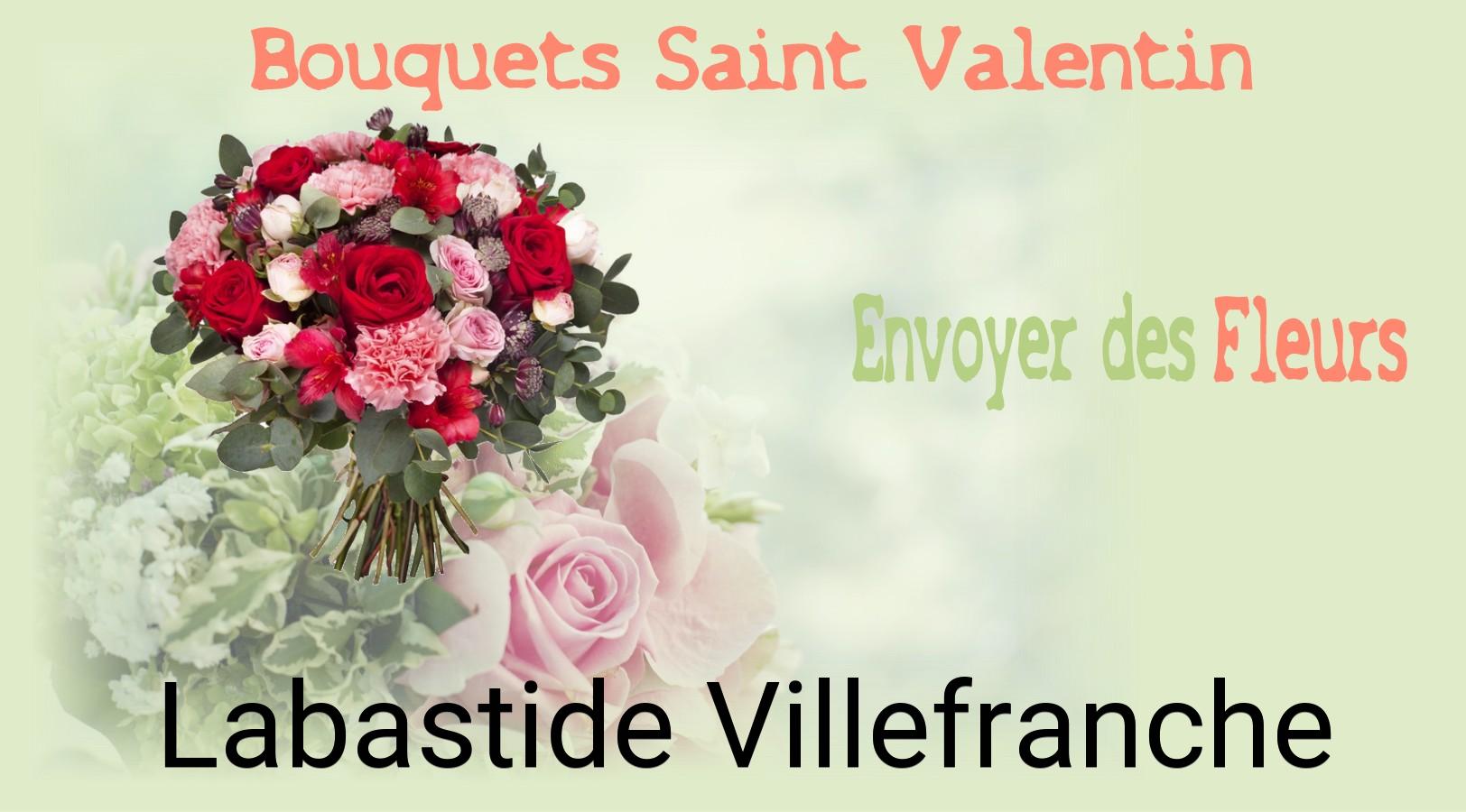 Roses de Saint-Valentin livrées à Labastide-Villefranche